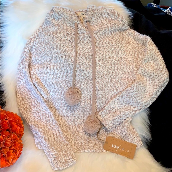 lola Sweaters - NWT Yes Lola Hooded Sweater